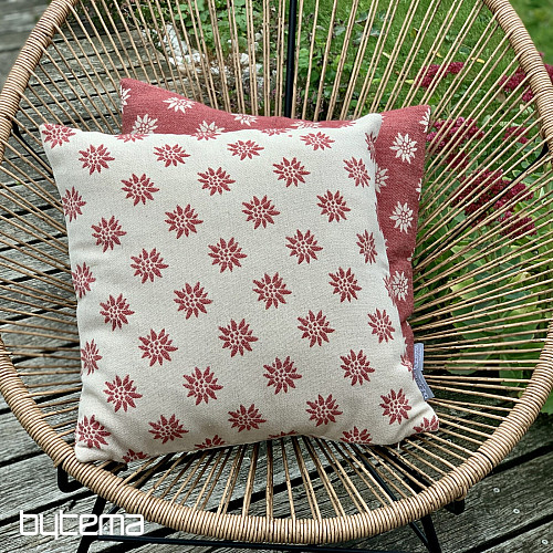 Luxuriöser Dekorbezug PROTEŽ ALPINE RED