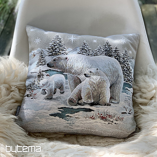 Weihnachts-Gobelinbezug EISBÄREN