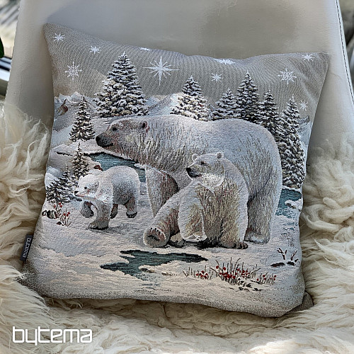 Weihnachts-Gobelinbezug EISBÄREN