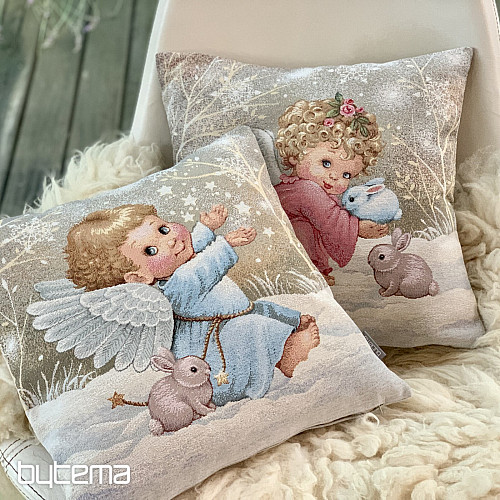Weihnachts-Gobelinbezug ENGEL FÜR JUNGEN