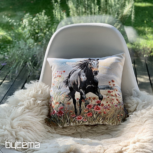 Gobelin-Kissenbezug BLACK BEAUTY