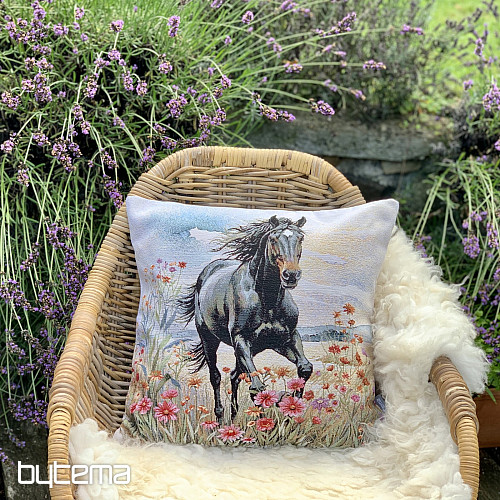 Gobelin-Kissenbezug BLACK BEAUTY