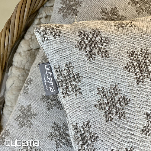 Luxuriöser Dekobezug FLAKES BEIGE