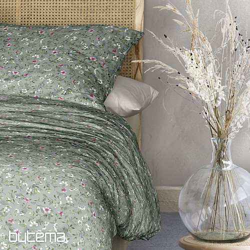 IRISETTE Luxus-Baumwollsatin TOKIO 8567-30 GRÜN