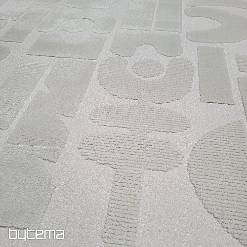 Stück Teppich BOHO Geometrie Licht