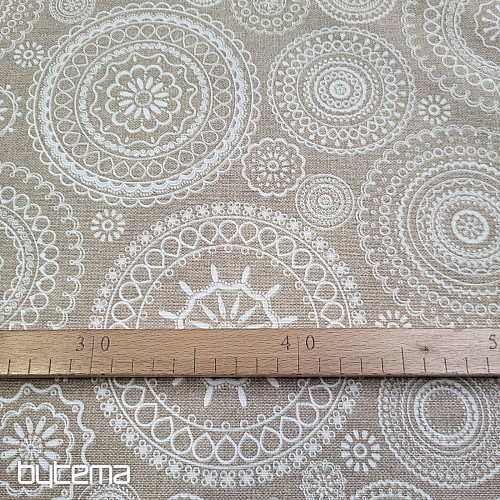 Dekostoff MANDALA beige