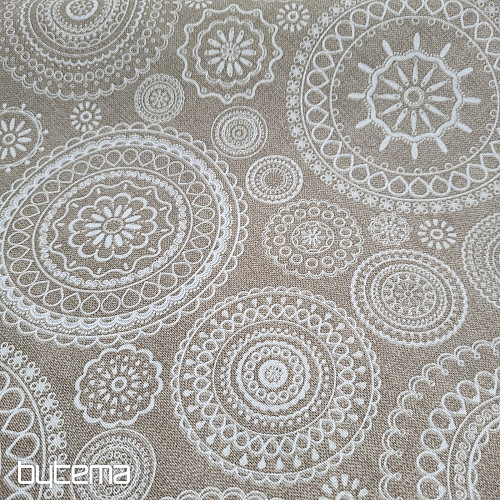 Dekostoff MANDALA beige