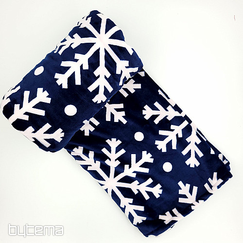 Decke MF FLAKE BLUE