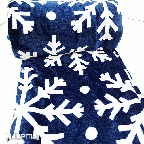 Decke MF FLAKE BLUE