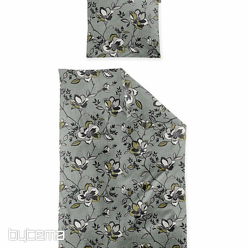 Luxus-Flanellbettwäsche IRISETTE KOALA 8616-30 GRÜN