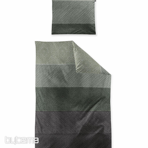 Luxus-Flanellbettwäsche IRISETTE KOALA 8430-30 GRÜN