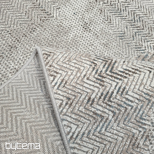 Stück Teppich BOHO Wellen und Linien