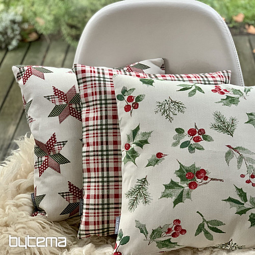 Weihnachtsdeko-Cover HOLLY GREEN