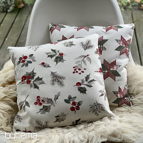 Weihnachtsdeko-Cover HOLLY GREY