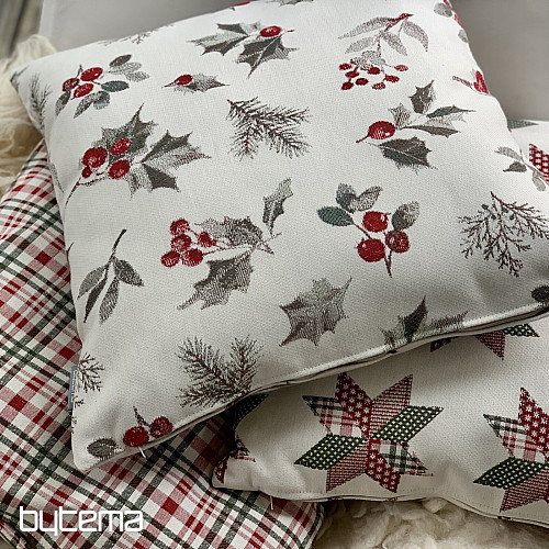 Weihnachtsdeko-Cover HOLLY GREY