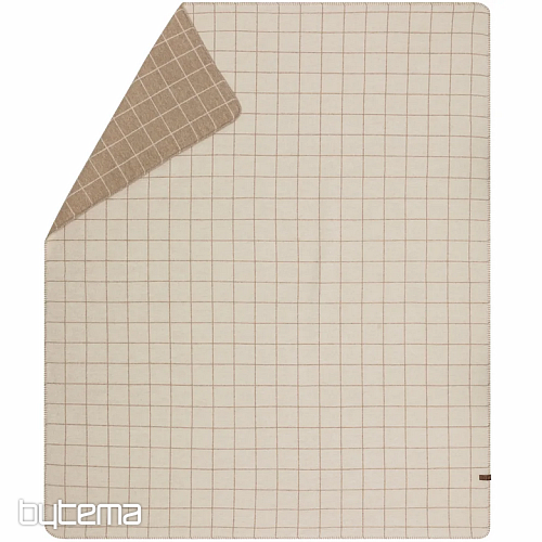 Decke DF MERANO KARIERT BEIGE