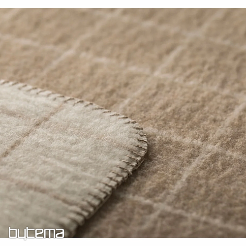 Decke DF MERANO KARIERT BEIGE