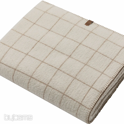Decke DF MERANO KARIERT BEIGE