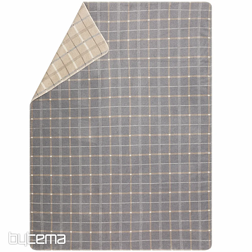 Decke DF SAVONA CHECKED GREY