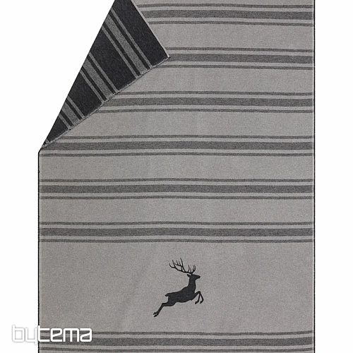 Decke DF LUCA DEER JUMPING GREY