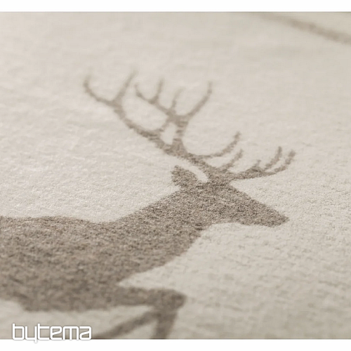 Decke DF LUCA DEER JUMPING BEIGE