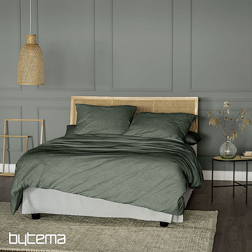Luxus-Flanell-Bettwäsche IRISETTE KOALA 8544-30 grün