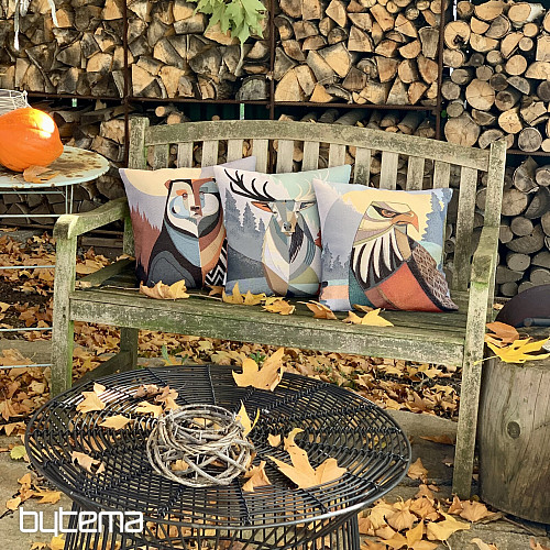 Gobelin-Kissenbezug HIRSCH