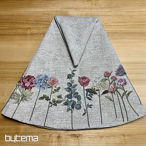 Runde Wandteppich-Tischdecke FLORES TIME