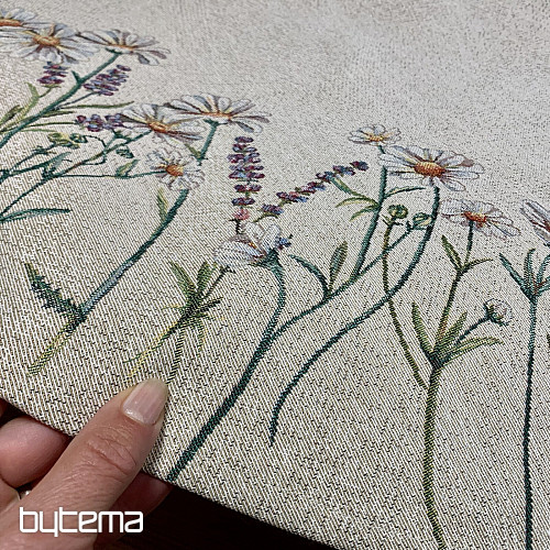 Runde Wandteppich-Tischdecke FRÜHLINGS-KUSSIONEN