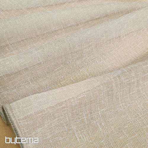 Luxusvorhang GERSTER 11334 grau-beige