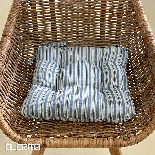 Sitzbezug Toscana Mehrstreifen blau