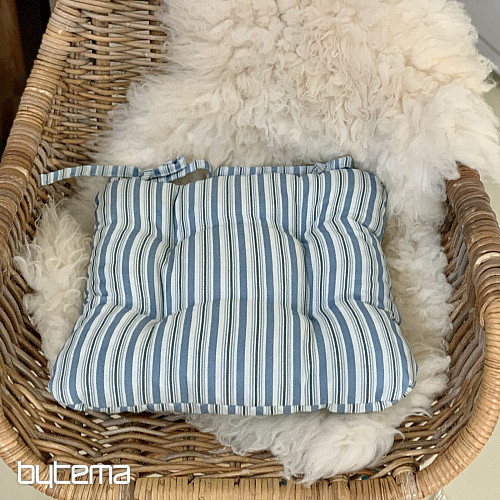 Sitzbezug Toscana Mehrstreifen blau