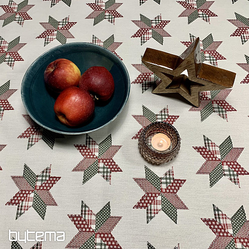 Weihnachtstischdecke und Schal STAR SHELLEY