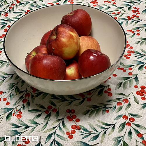 Dekorative Tischdecke WEIHNACHTSBEEREN