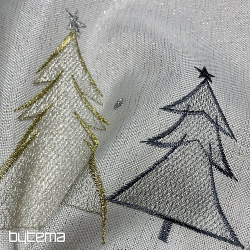 Platzset GRAU GOLDENE BÄUME