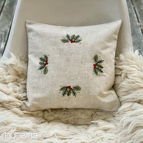 Bestickter Bezug BUNTE Zweige