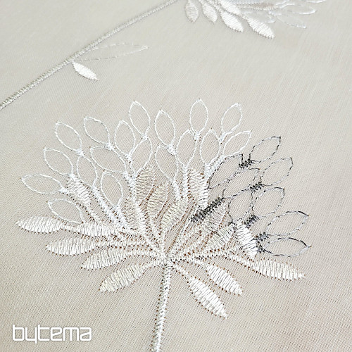 Luxusvorhang GERSTER 11868 beige Stickerei