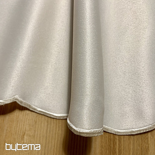 Runde Tischdecke TEFLON CREME