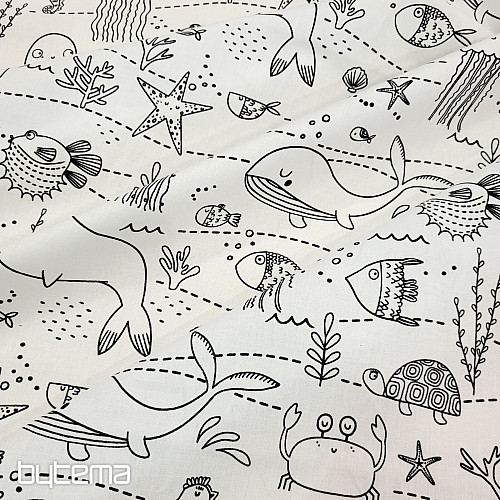 Stoffmalerei UNTERWASSERWELT