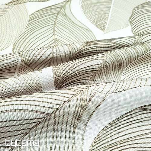 Dekorativer Stoff MAXI LEAVES hellgrün