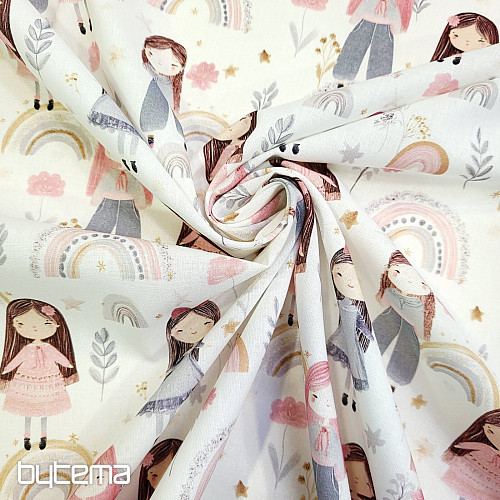 Baumwollstoff MÄDCHEN