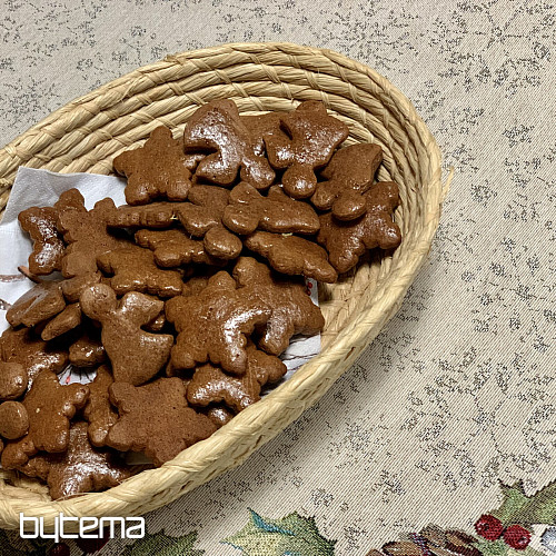 Weihnachtlicher Wandteppich-Tischdecke rund mit Kiefern- und Mistelzweigen