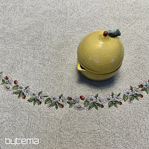 Runde Wandteppich-Tischdecke ROCK BY THE FENCE