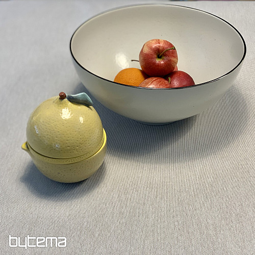 Runde Tischdecke aus Wandteppich mit Wildblumenmuster