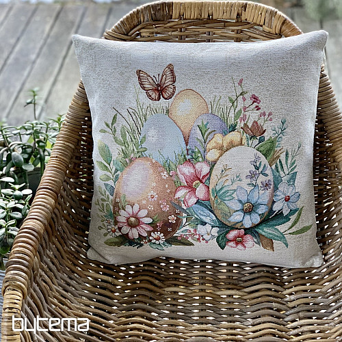 Osterdekorationsabdeckung EIER IM GRAS