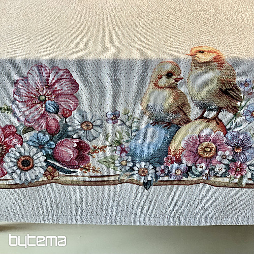 Wandteppich-Tischdecke und Schal FRÜHLINGSFERIEN