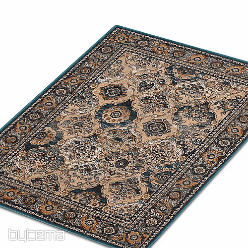 Luxus-Wollteppich ISFAHAN Forenza Smaragd/Smaragd