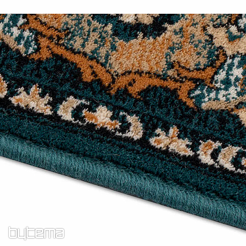 Luxus-Wollteppich ISFAHAN Forenza Smaragd/Smaragd