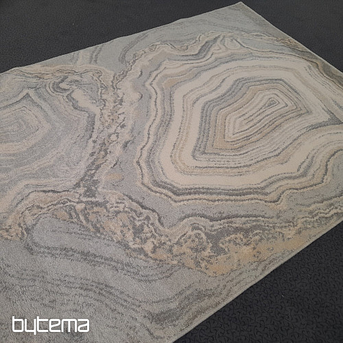 Luxuriöser Wollteppich ISFAHAN Efez grau