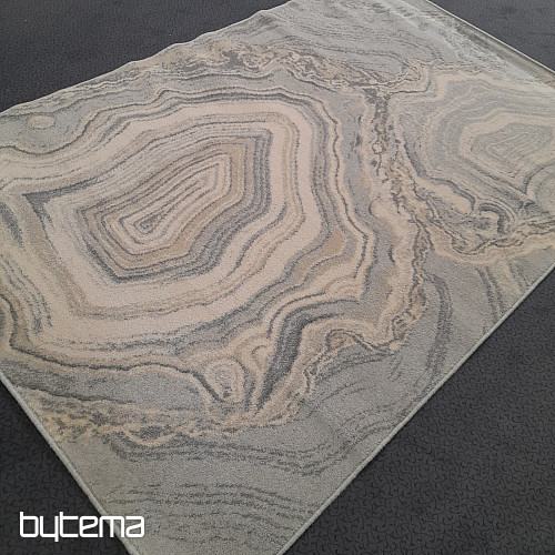 Luxuriöser Wollteppich ISFAHAN Efez grau